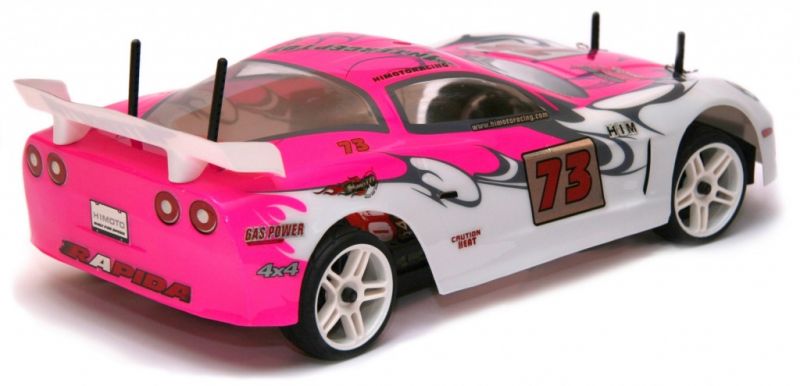 Шоссейная 1:10 Himoto NASCADA HI5101 Brushed (розовый) Фотография 5