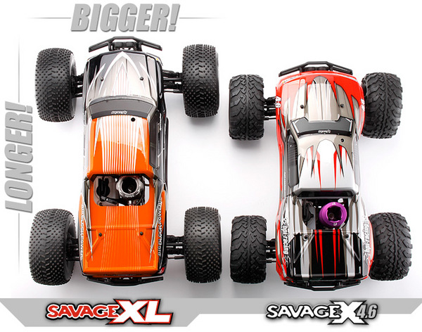 Автомобиль HPI Savage XL 5.9 Gigante 1:8 монстр-трак 4WD нитро 2.4GHz оранжевый RTR Фотография 4