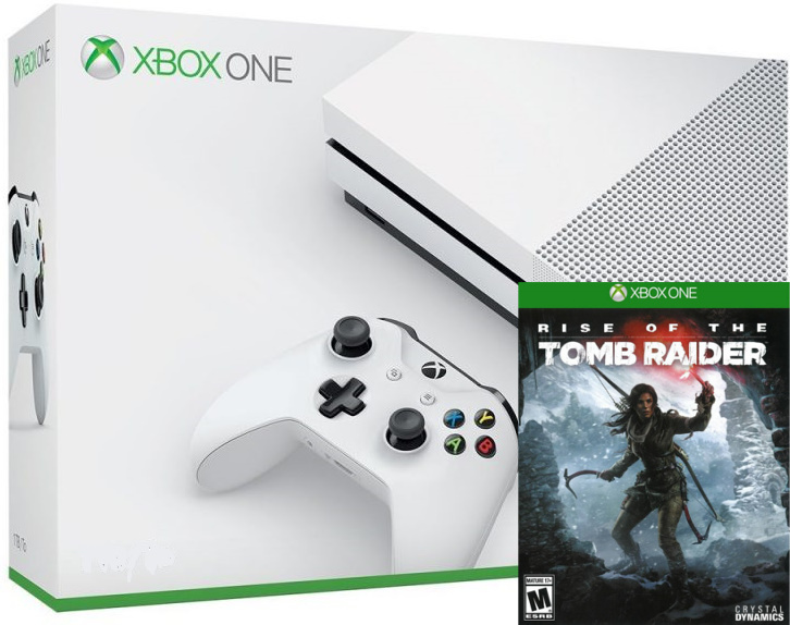 Xbox One S 1TB + Rise of the Tomb Raider Фотография 0