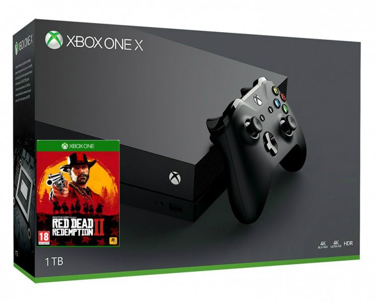 Xbox One X 1TB + игра Red Dead Redemption 2 (Xbox one) Фотография 0