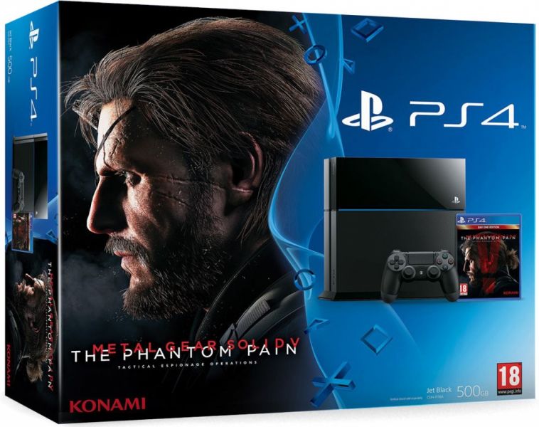Sony PlayStation 4 1TB + игра Metal Gear Solid V: The Phantom Pain Фотография 0