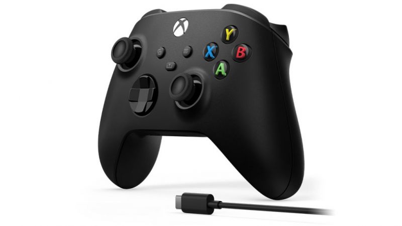 Xbox Series X|S Wireless Controller + USB-C Cable - Black Фотография 2