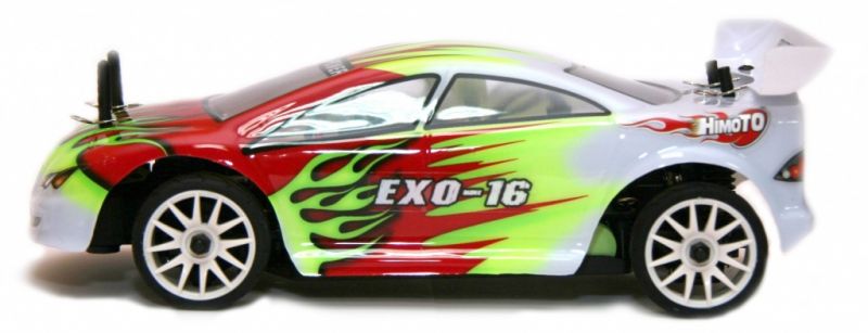 Шоссейная 1:16 Himoto EXO-16 HI4182 Brushed (зеленый) Фотография 2