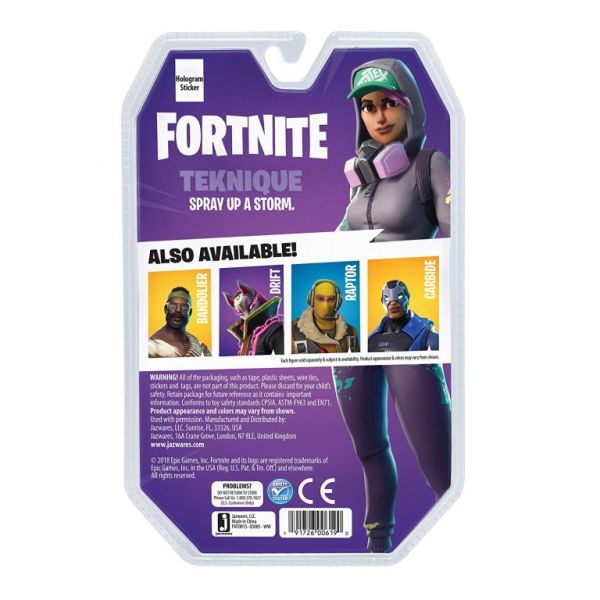 Коллекционная фигурка Jazwares Fortnite Solo Mode Teknique, 10 см Фотография 3