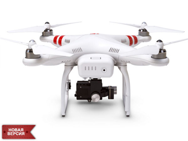 Квадрокоптер DJI Phantom 2 V2.0 + подвес H3-3D Фотография 2