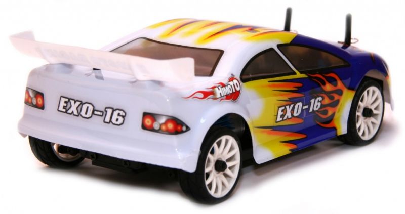 Шоссейная 1:16 Himoto EXO-16 HI4182 Brushed (синий) Фотография 4