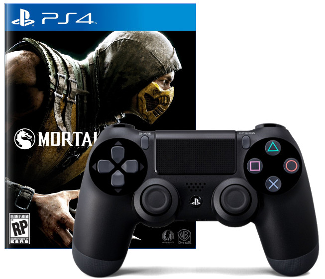 Mortal Kombat XL (PS4) + Dualshock 4 Фотография 0