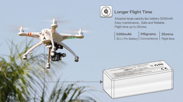 Квадрокоптер Walkera QR X350 Pro c полным комплектом FPV - подвес G-2D камера iLook+ пульт Devo F7 с экраном Фотография 3