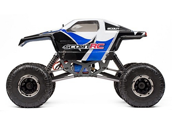 Автомобиль HPI Maverick Scout RC Rock Crawler 1:10 4WD электро (сине/бело/чёрный RTR) Фотография 4