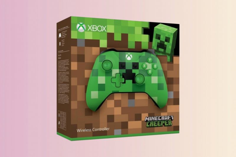 Microsoft Xbox One Wireless Controller Minecraft Creeper Фотография 4