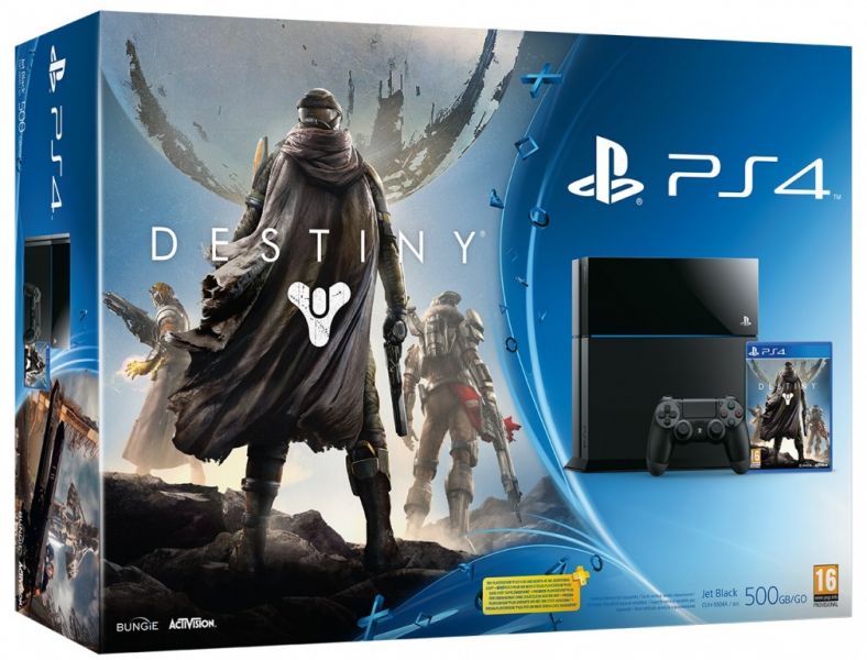 Sony PlayStation 4 (Официальная гарантия) + игра Destiny Фотография 0