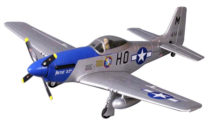 Модель самолета FMS North American P-51D Mustang V7 Petie 2nd Фотография 0
