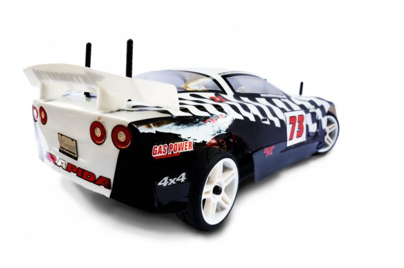 Шоссейная 1:10 Himoto NASCADA HI5101 Brushed (белый) Фотография 3