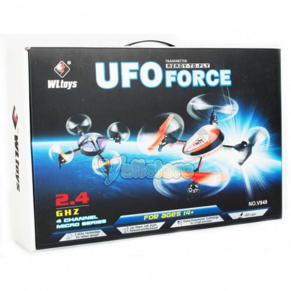 Квадрокоптер WL Toys UFO Force (фиолетовый) Фотография 4