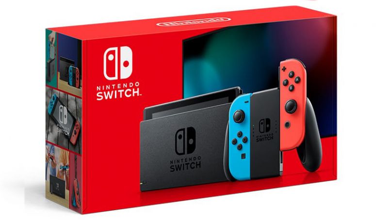 Nintendo Switch Neon Blue / Red - Обновленная версия (Ревизия HAC-(001-01)) Фотография 0