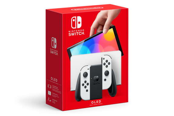 Nintendo Switch (OLED model) White set Фотография 0