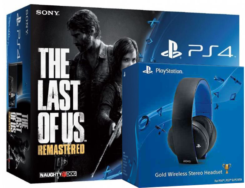 Sony PlayStation 4 + Playstation Gold Headset + игра The Last of Us Фотография 0