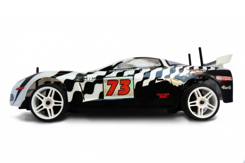 Шоссейная 1:10 Himoto NASCADA HI5101 Brushed (белый) Фотография 4