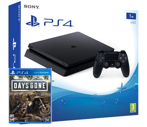 Sony Playstation 4 Slim 1TB + игра Days Gone (PS4) Фотография 0
