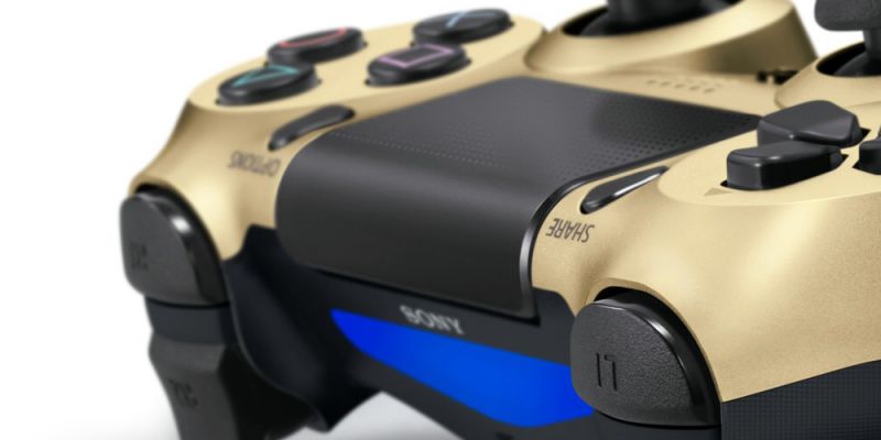 Джойстик Sony Dualshock 4 Gold V2 Фотография 1