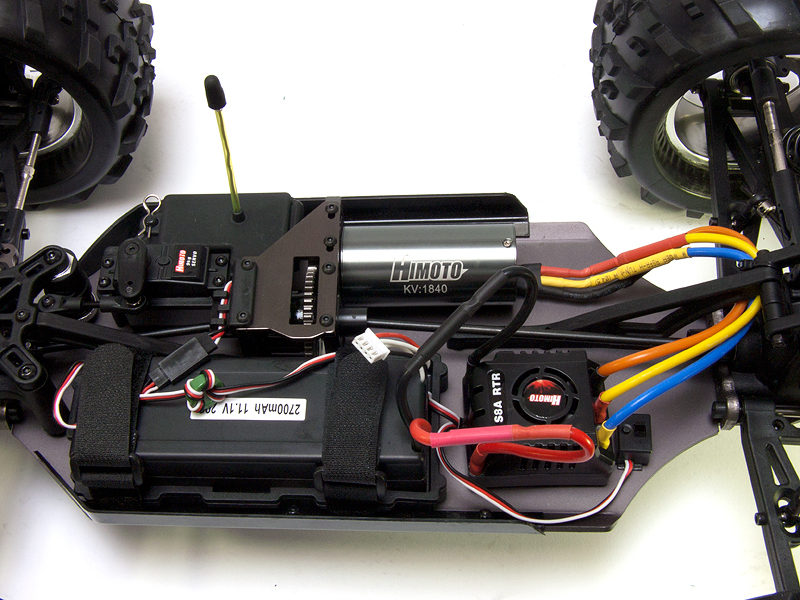 Монстр 1:8 Himoto Raider MegaE8MTL Brushless (красный) Фотография 4