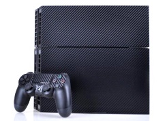 Карбоновая пленка для PS4 и двух контроллеров Фотография 1
