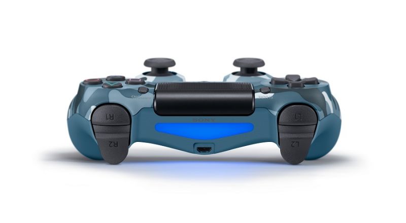 Джойстик Sony Dualshock 4 V2 Blue Camouflage Фотография 2
