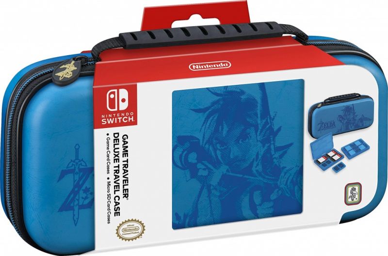 Чехол для Nintendo Switch Deluxe Traveler Case Zelda blue Фотография 0