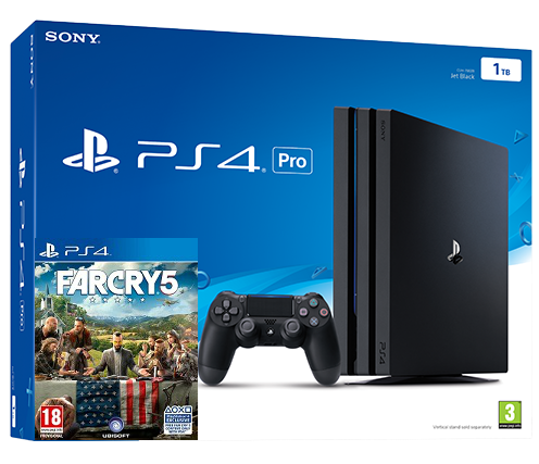 Sony Playstation 4 PRO 1TB + игры Far Cry 5 (PS4) Фотография 0
