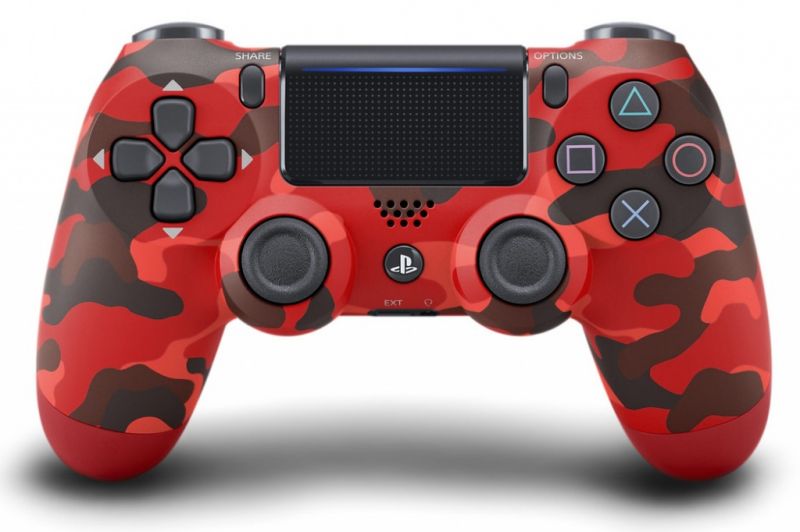 Джойстик Sony Dualshock 4 V2 Red Camouflage Фотография 0