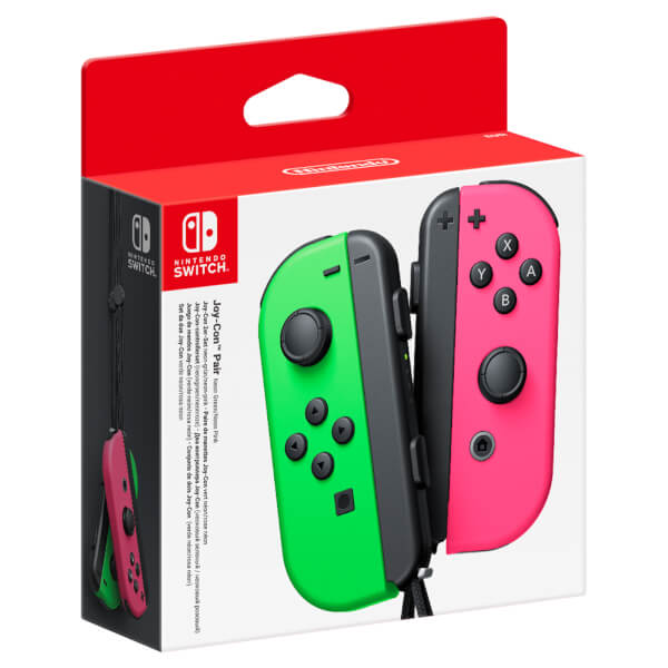 Nintendo Switch Gray HAC-001(-01) + Joy-Con Pair Neon Green/Pink  Фотография 1