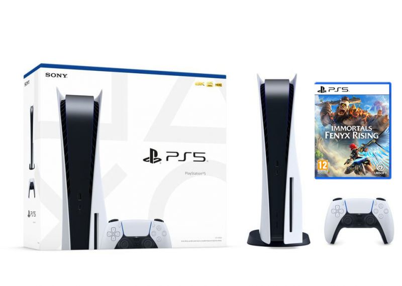Sony PlayStation 5 SSD 825GB + Immortals: Fenyx Rising (PS5) Фотография 0