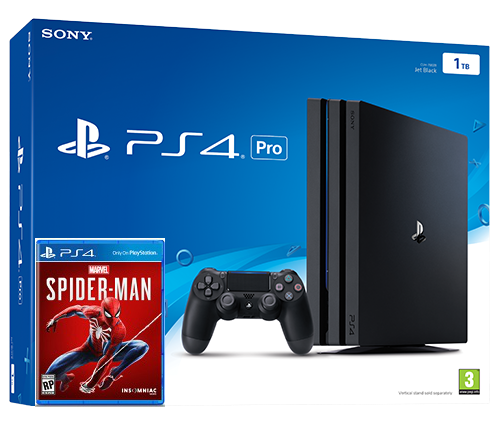 Sony Playstation 4 PRO 1TB + игра Spider-Man (PS4) Фотография 0