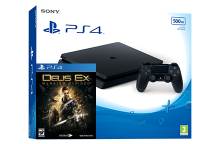 Sony Playstation 4 Slim + игра Deus Ex: Mankind Divided (PS4) Фотография 0