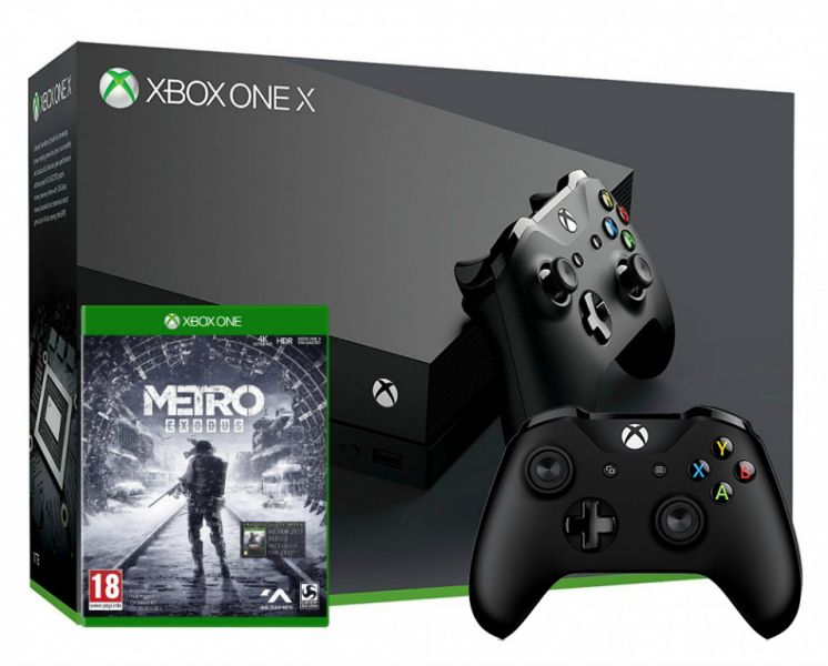 Xbox One X 1TB + игра Metro Exodus (Xbox one) Фотография 0