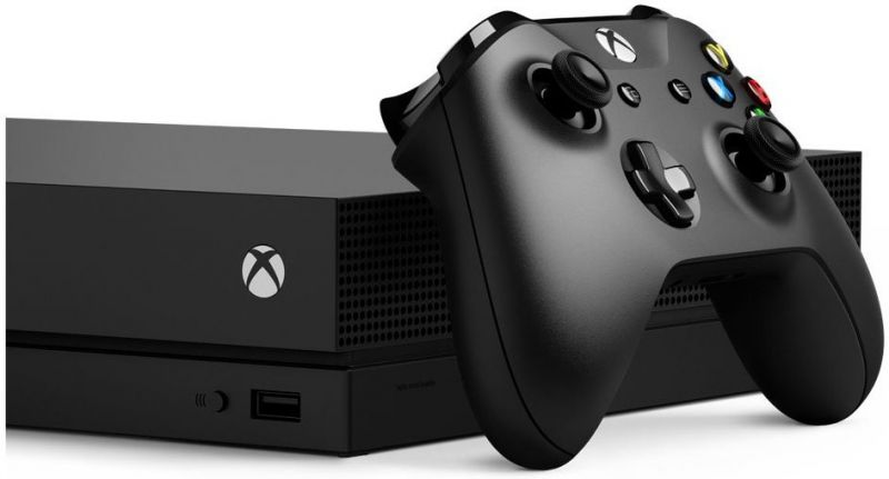 Xbox One X 1TB с двумя джойстиками + игра FIFA 18 (Xbox one) Фотография 1