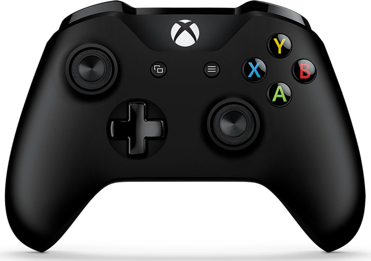 Microsoft Xbox One S Black Wireless Controller Фотография 0