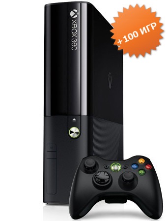 Microsoft Xbox 360 E Slim 500Gb (FREEBOOT) + KINECT + 100 игр Фотография 4
