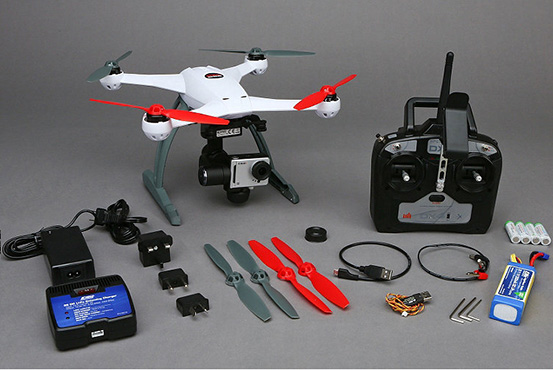 Квадрокоптер Blade 350 QX2 AP GPS Combo 2.4GHz 5.8GHz RTF c видеокамерой и подвесом	 Фотография 4