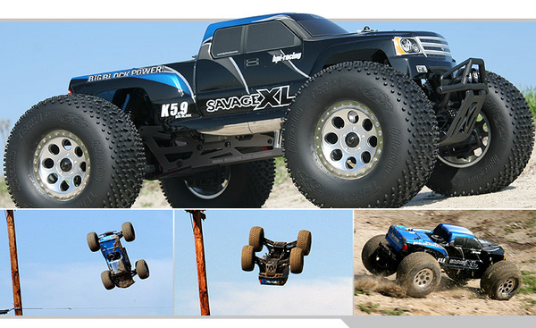 Автомобиль HPI Savage XL 5.9 Gigante 1:8 монстр-трак 4WD нитро 2.4GHz оранжевый RTR Фотография 3