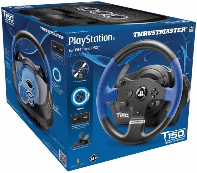 Руль и педали для PC/PS4 Thrustmaster T150 Force Feedback Official Sony licensed Фотография 0