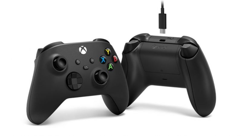 Xbox Series X|S Wireless Controller + USB-C Cable - Black Фотография 3