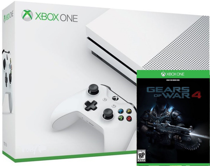 Xbox One S 500GB + Gears of War 4 Фотография 0