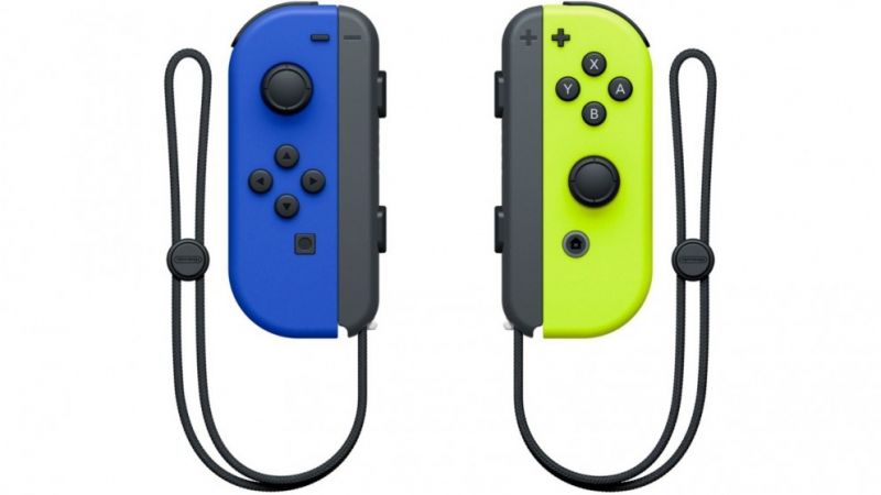 Геймпады Joy-Con Pair neon Blue/neon Yellow Фотография 1