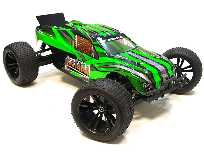 Трагги 1:10 Himoto Katana E10XTL Brushless (зеленый) Фотография 2
