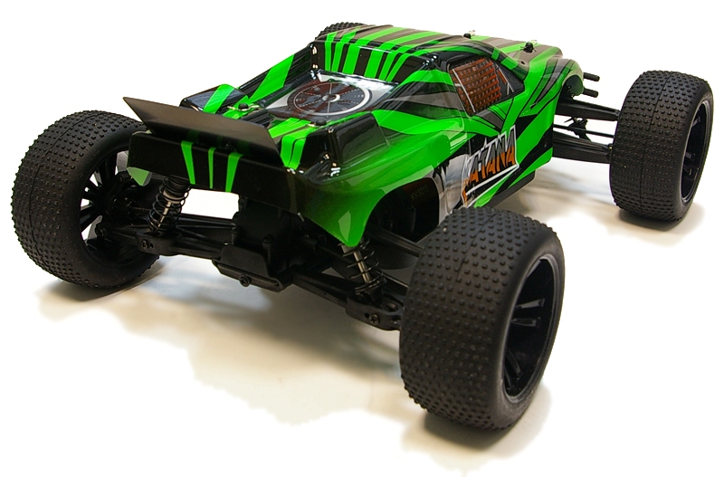 Трагги 1:10 Himoto Katana E10XT Brushed (зеленый) Фотография 3