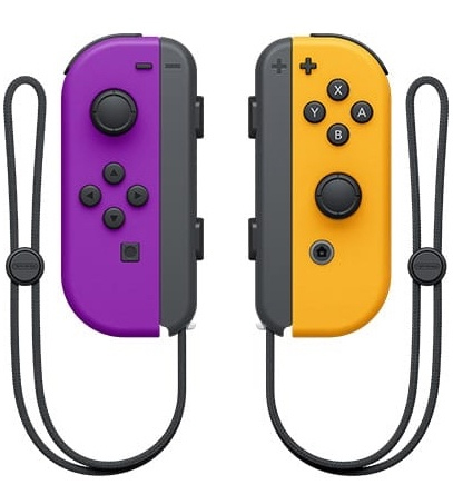 Геймпады Joy-Con Pair Purple/Neon Orange Фотография 1
