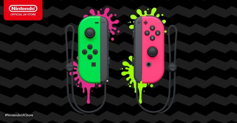 Геймпады Joy-Con Pair Neon Green/Pink Фотография 2