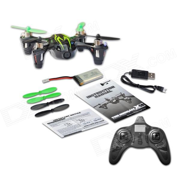 Квадрокоптер Hubsan X4 H107C с HD камерой RTF черный с зеленым Фотография 1