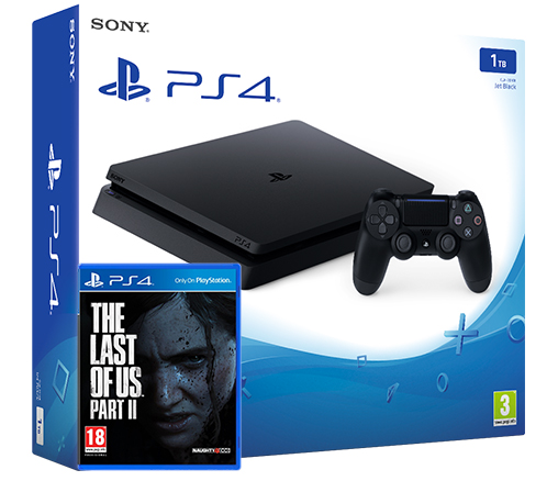 Sony Playstation 4 Slim 1TB + игра The Last Of Us part 2 (PS4) Фотография 0